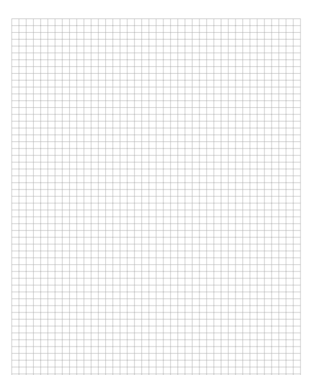 Small Grid Graph Paper